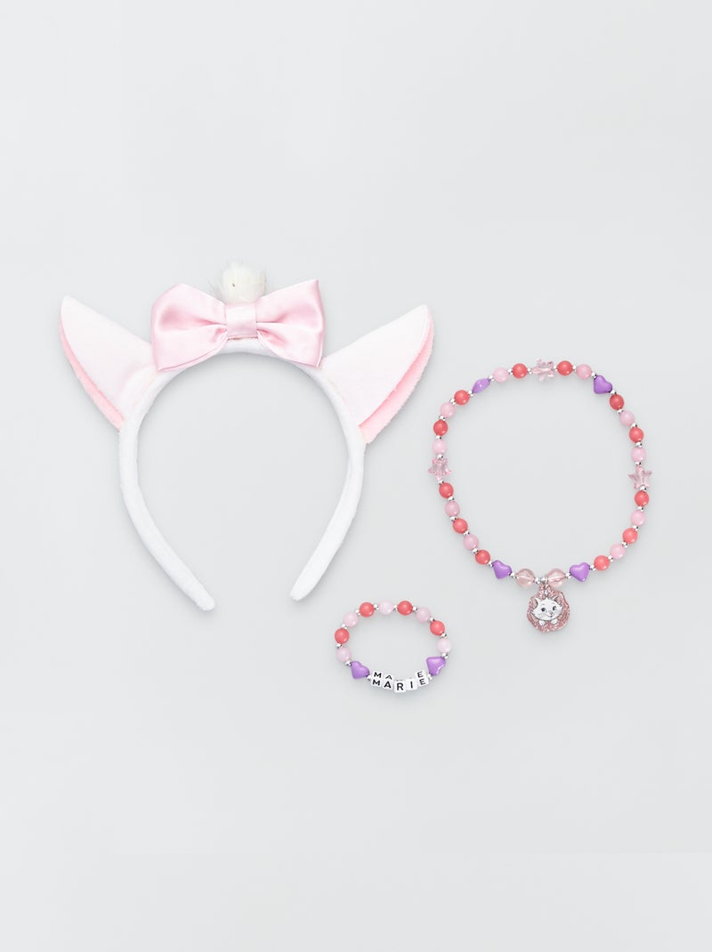 Setje accessoires met Aristokatten-print roze - Kiabi