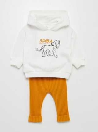 Setje: hoodie + legging 'Simba' - 2-delig