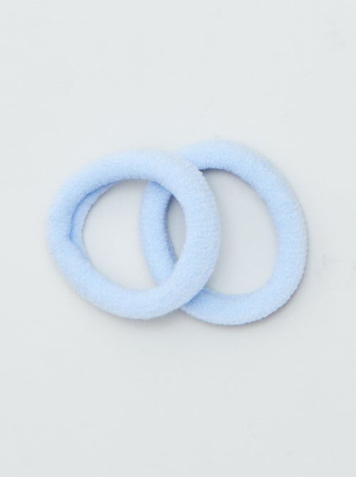 Setje met 10 elastiekjes in schuimstof - Kiabi