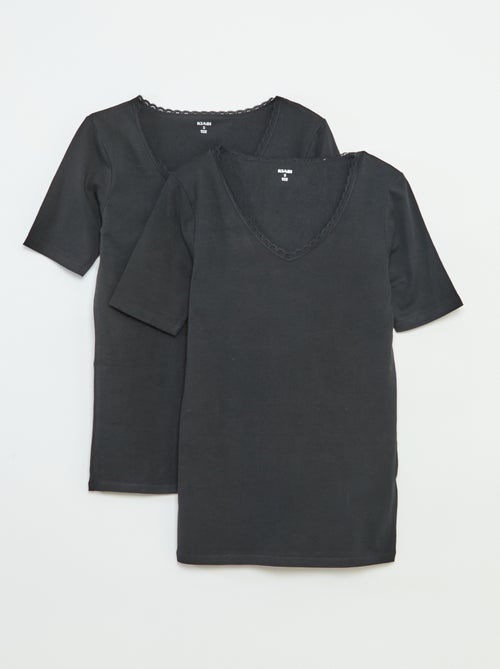 Setje met 2 baselayer-T-shirts - Kiabi