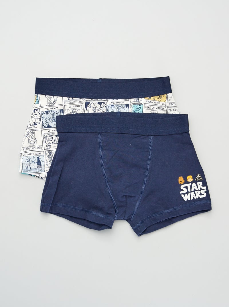 Setje met 2 boxershorts 'Star Wars' WIT - Kiabi