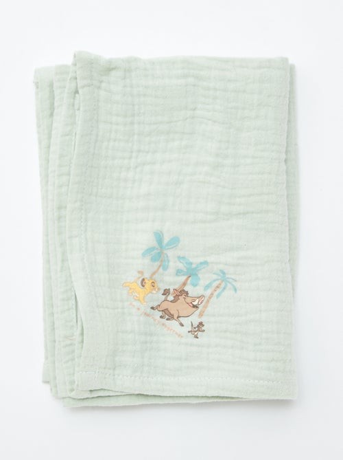 Setje met 2 'Disney'-luierdoeken met 'De Leeuwenkoning'-print - 2-delig - Kiabi