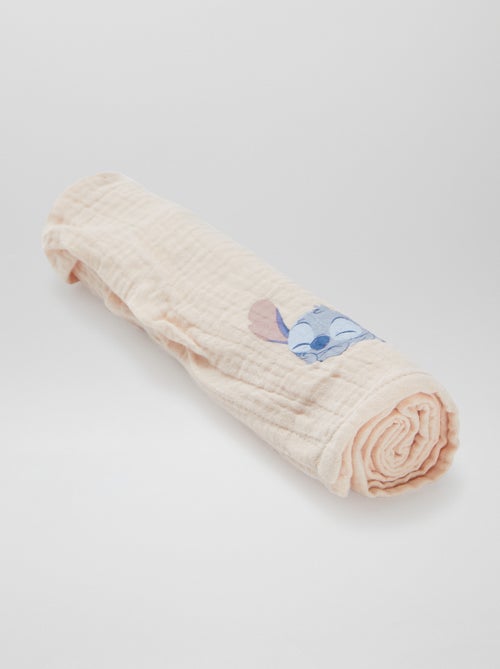 Setje met 2 'Disney'-luierdoeken met 'Stitch'-print - 2-delig - Kiabi