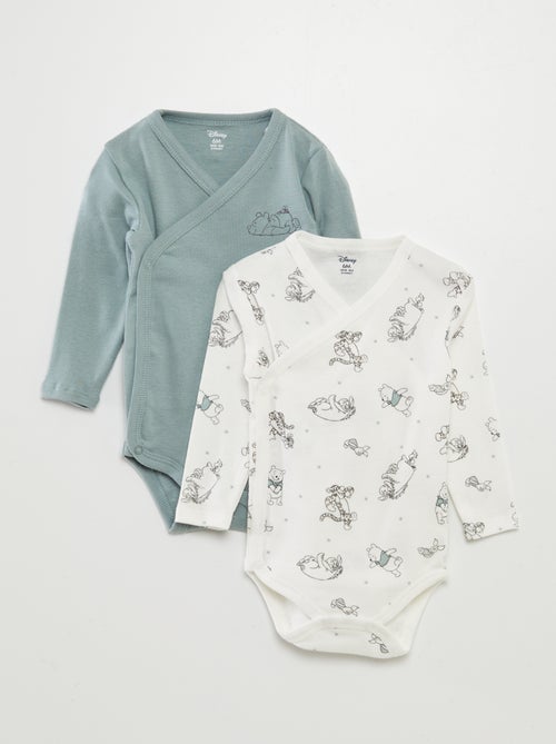 Setje met 2 Disney-rompertjes met fantasieprint - Kiabi