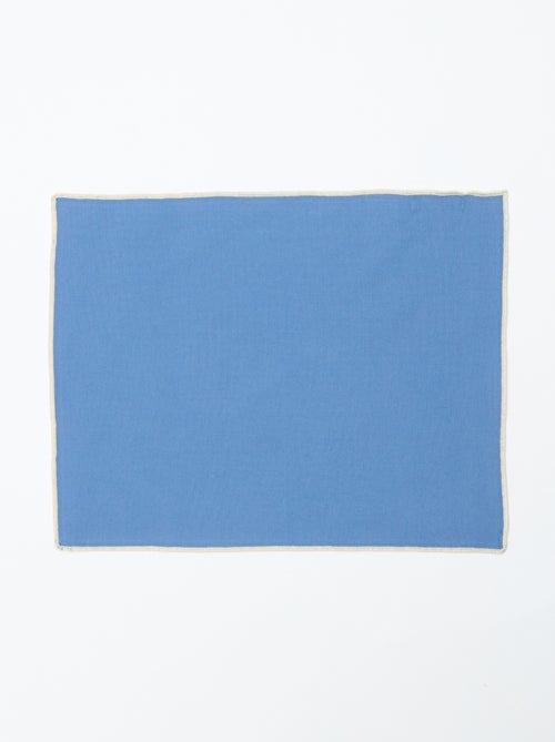 Setje met 2 effen 2-in-1 placemats/servetten (32x40 cm) - Kiabi Home - Kiabi