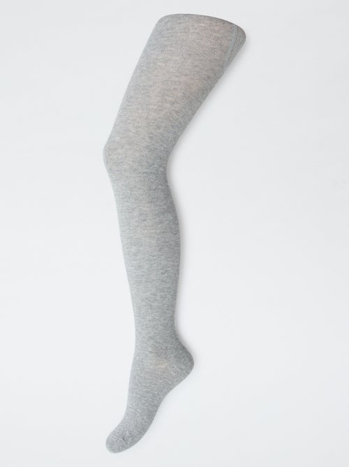 Setje met 2 effen warme kousenbroeken - Kiabi