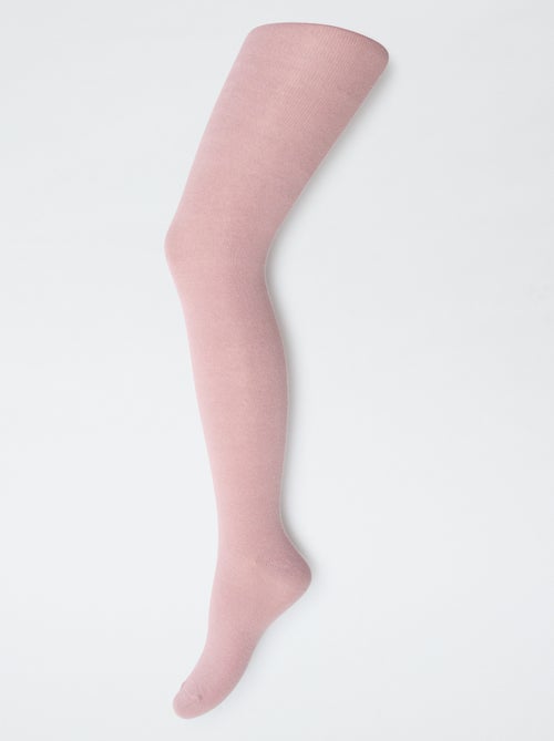 Setje met 2 effen warme kousenbroeken - Kiabi