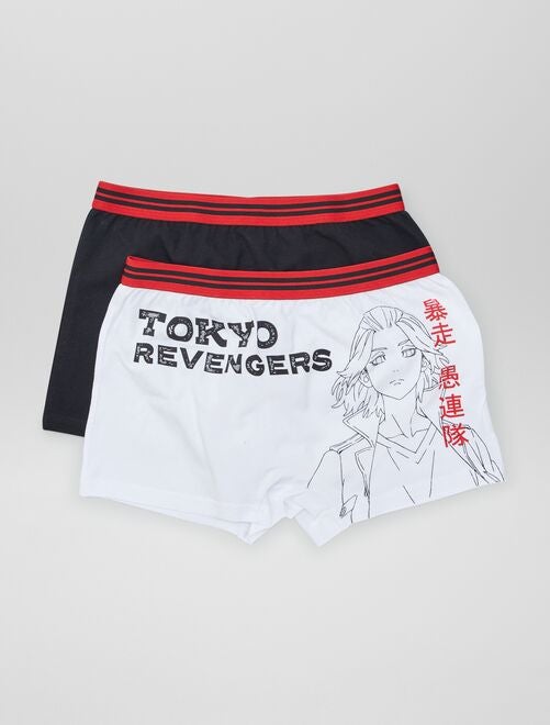 Setje met 2 elastische boxershorts 'Tokyo' - Kiabi