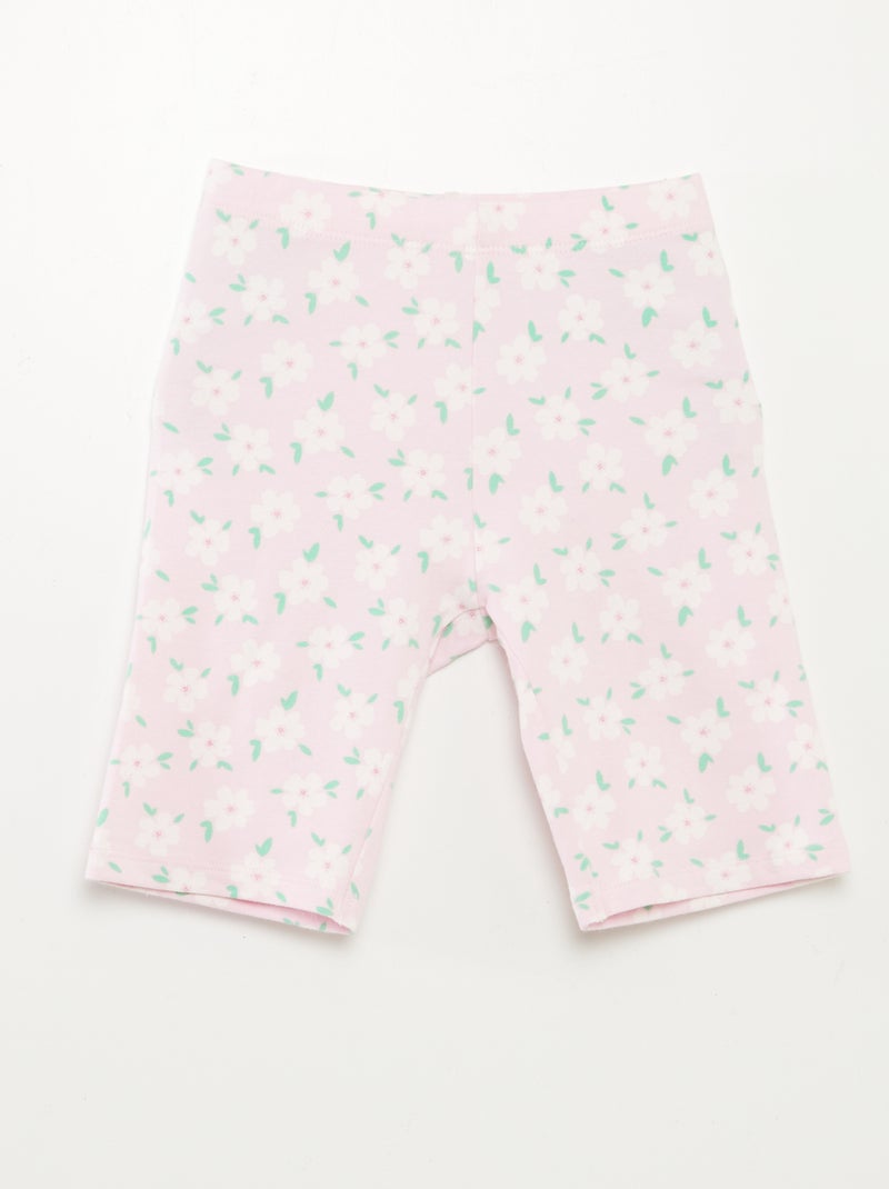 Setje met 2 fietsbroekjes ROSE - Kiabi