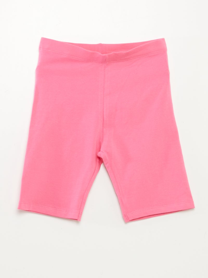 Setje met 2 fietsbroekjes WIT - Kiabi