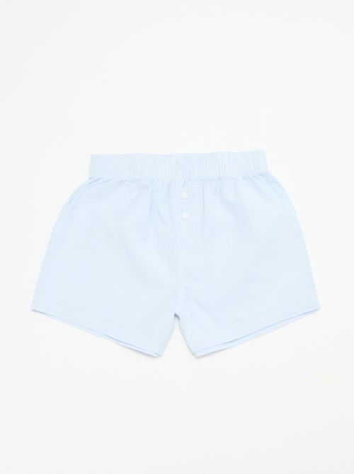 Setje met 2 geruite boxershorts - Kiabi