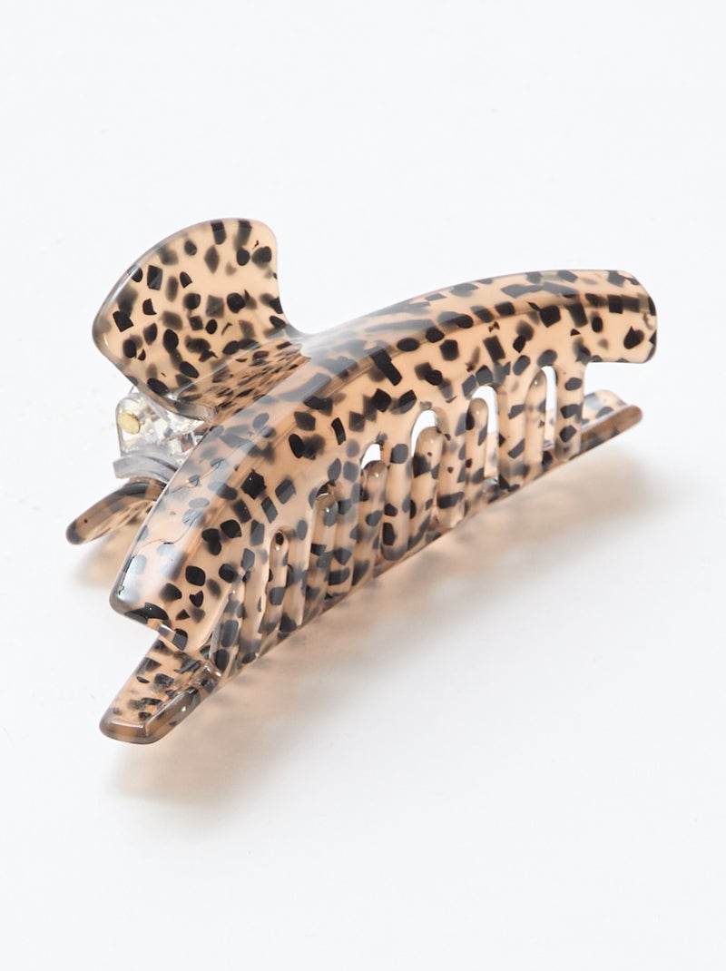 Setje met 2 haarklemmetjes Bruin - Kiabi