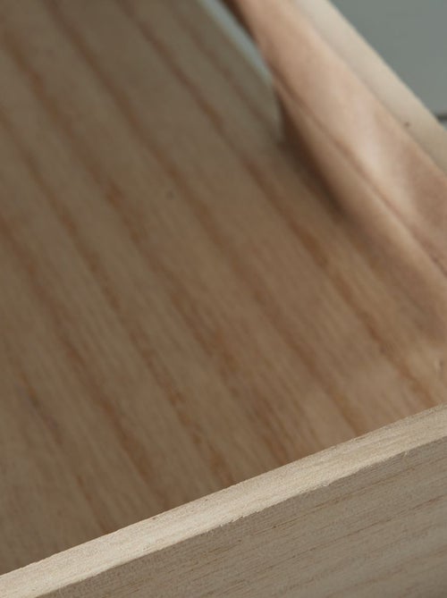 Setje met 2 houten dienbladen - Kiabi