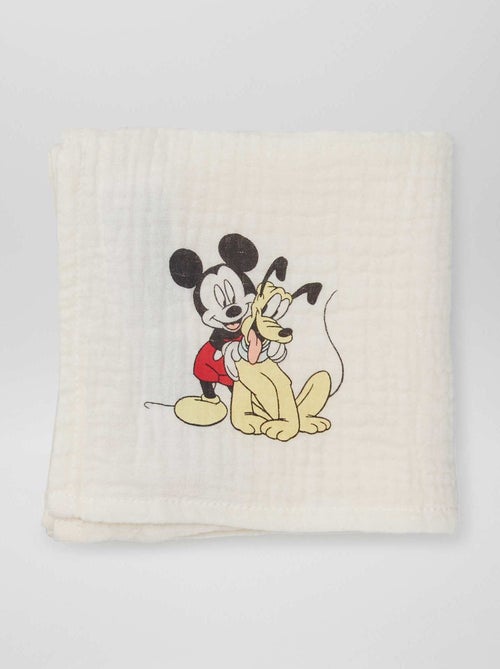 Setje met 2 hydrofiele doeken 'Mickey' 'Disney' - Kiabi