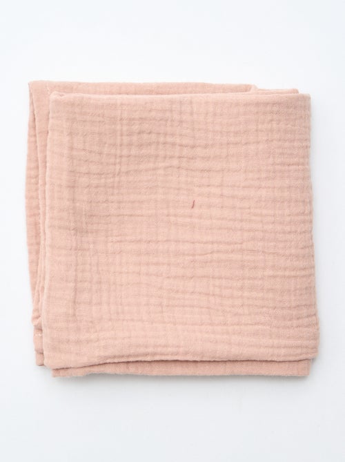 Setje met 2 hydrofiele doeken van luchtig geweven, dubbele katoen 'Disney' 'Marie' 60 x 60 cm - Kiabi