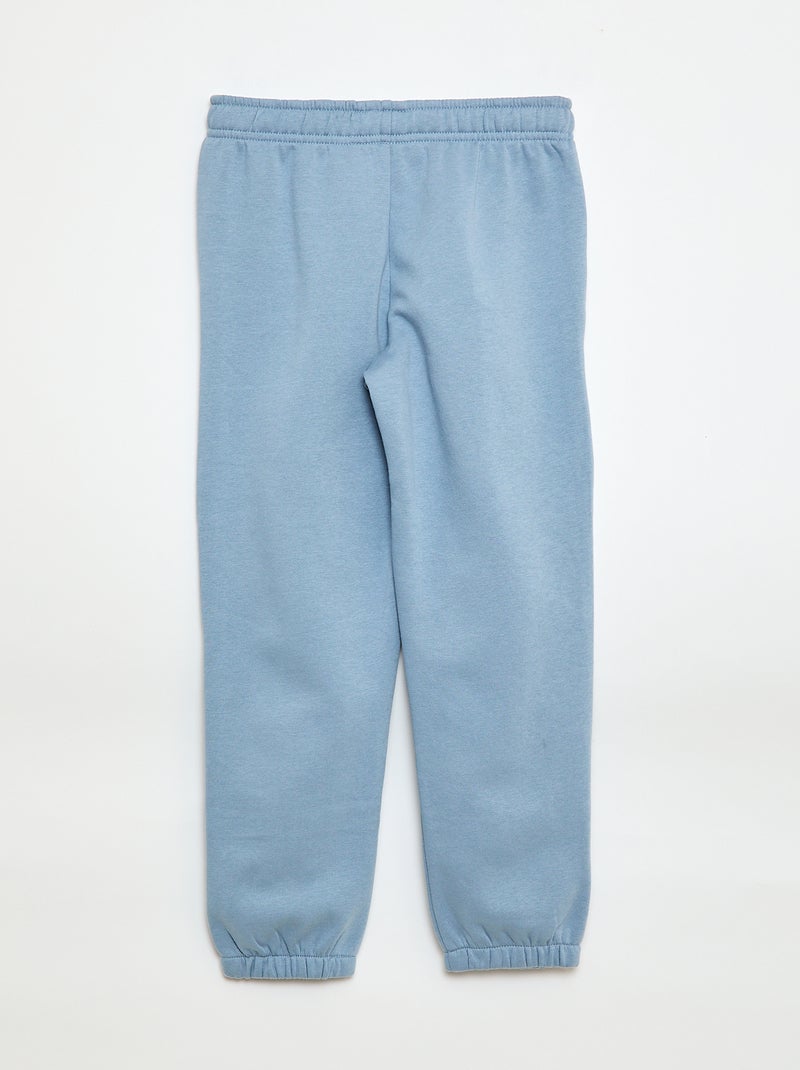 Setje met 2 joggingbroeken van sweatstof Blauw - Kiabi