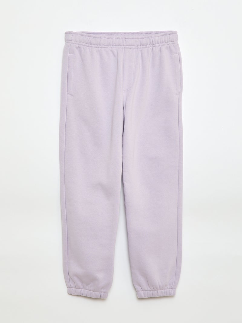 Setje met 2 joggingbroeken van sweatstof Blauw - Kiabi