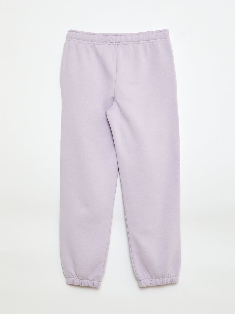 Setje met 2 joggingbroeken van sweatstof Blauw - Kiabi