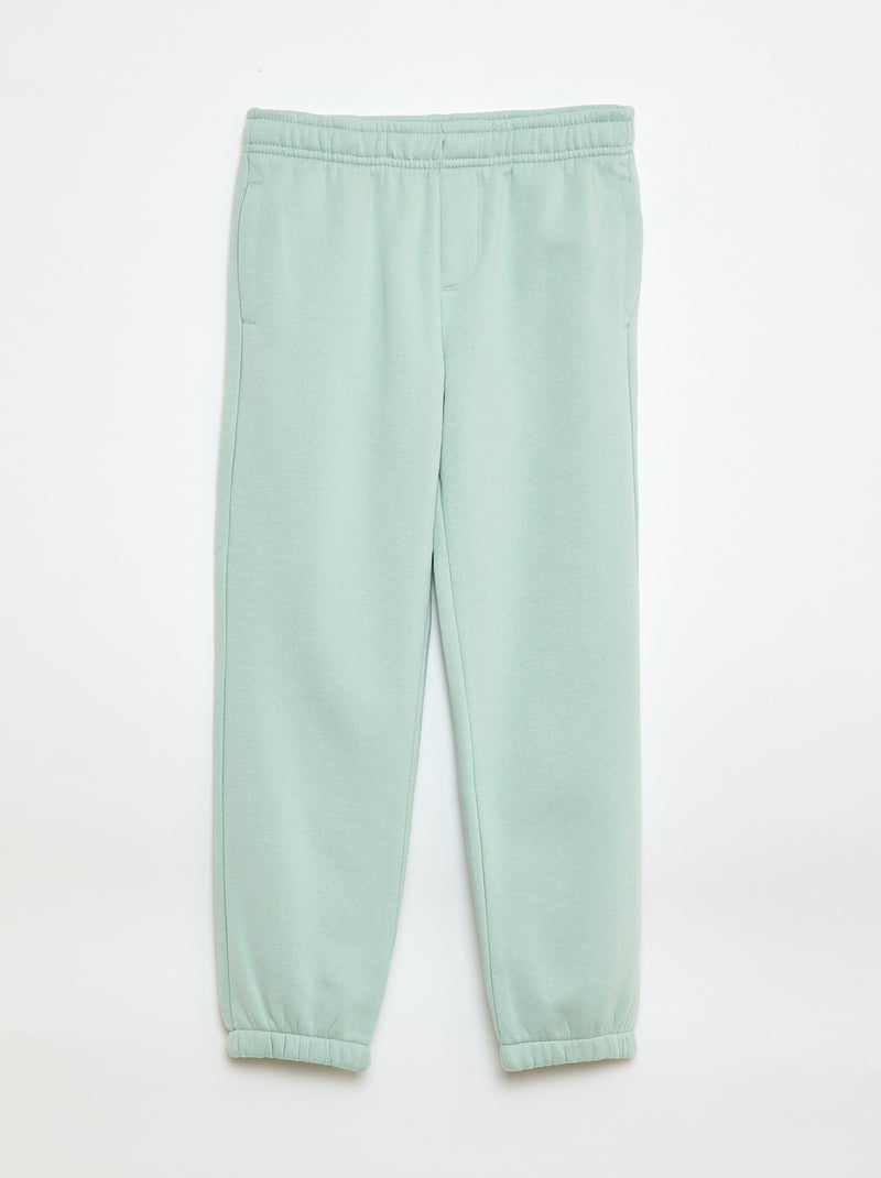Setje met 2 joggingbroeken van sweatstof Blauw - Kiabi