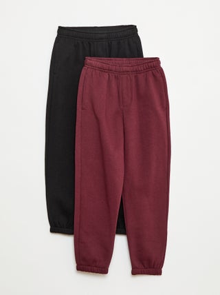 Setje met 2 joggingbroeken van sweatstof