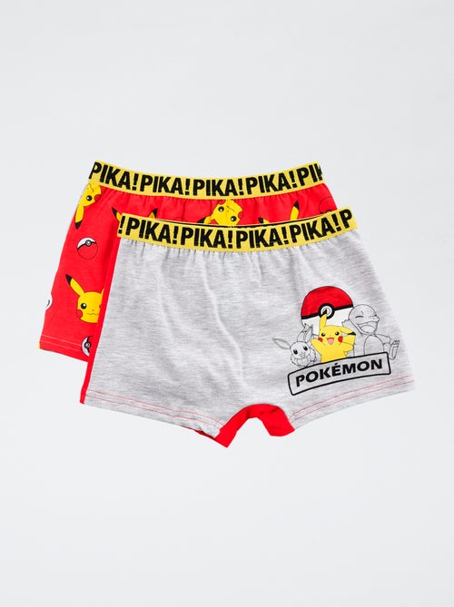 Setje met 2 katoenen boxershorts 'Pokémon' - Kiabi
