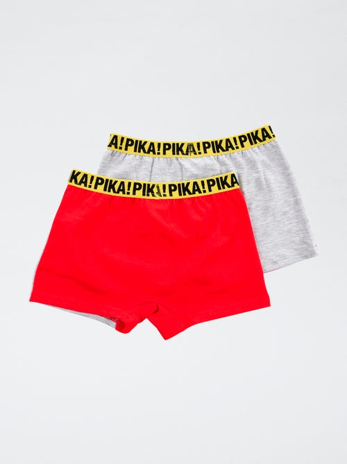Setje met 2 katoenen boxershorts 'Pokémon' - Kiabi