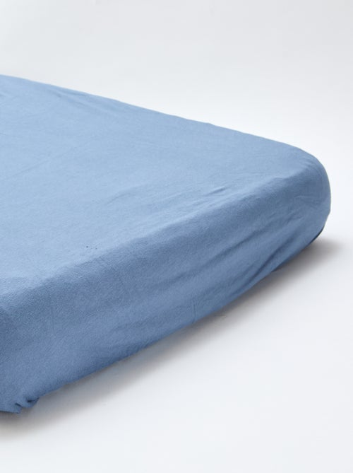 Setje met 2 katoenen hoeslakens - Kiabi