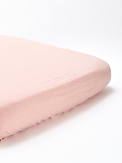 Setje met 2 katoenen hoeslakens - Kiabi