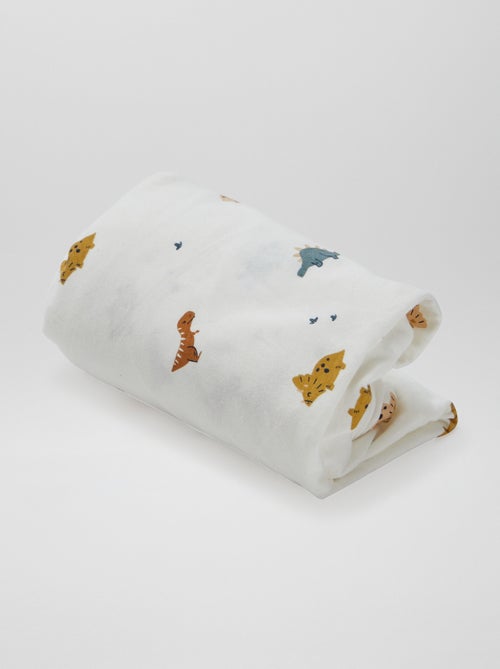 Setje met 2 katoenen hoeslakens - Kiabi