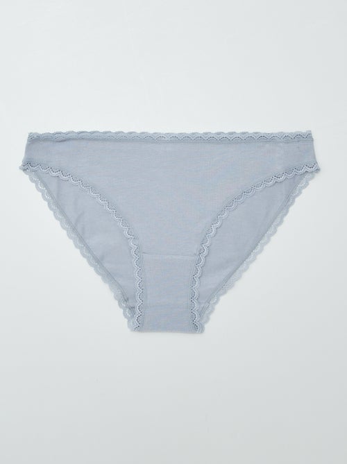 Setje met 2 katoenen slips - Kiabi