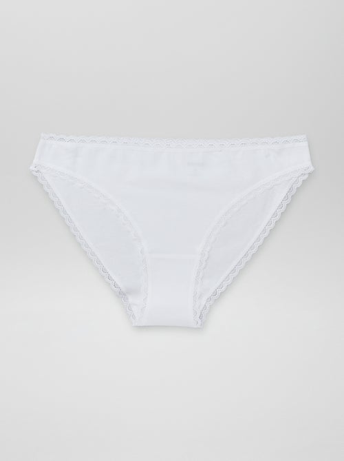 Setje met 2 katoenen slips - Kiabi