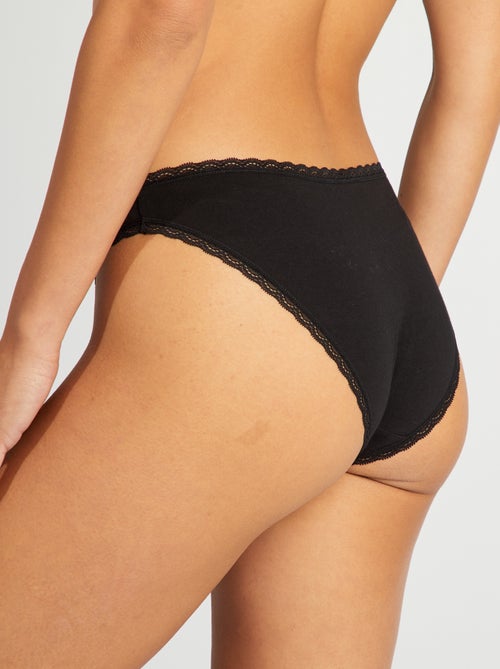 Setje met 2 katoenen slips - Kiabi