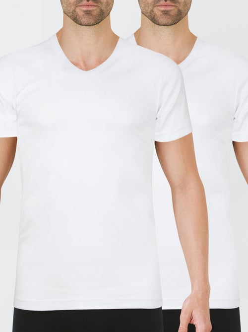 Setje met 2 katoenen T-shirts 'Athena' - Kiabi
