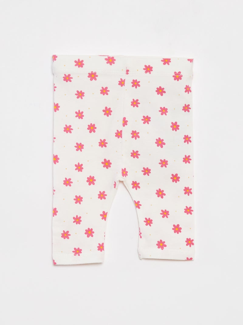 Setje met 2 korte leggings ROSE - Kiabi