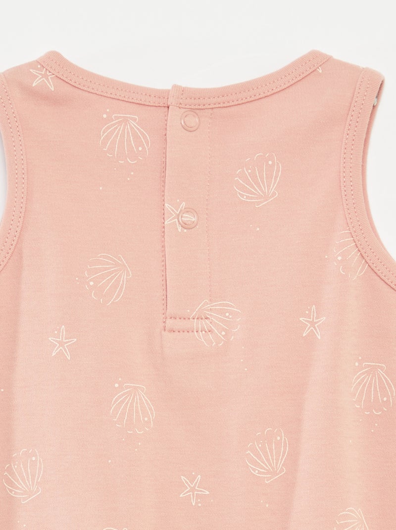 Setje met 2 korte speelpakjes ROSE - Kiabi