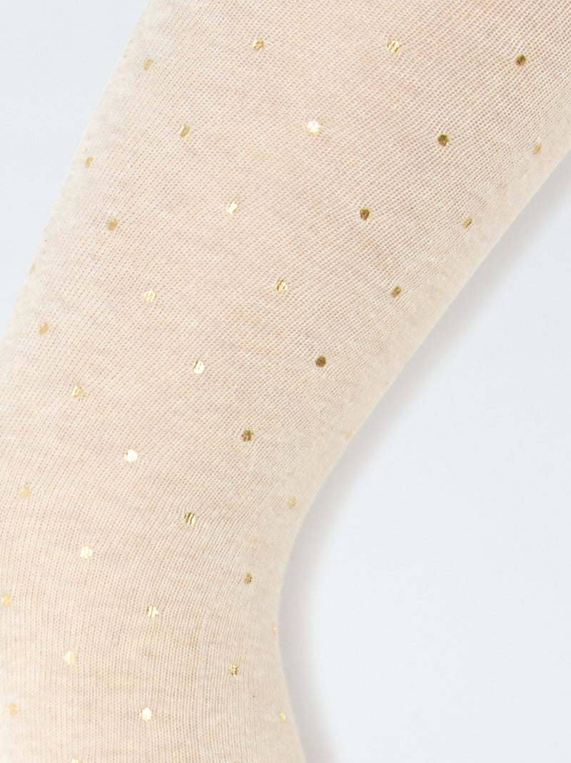 Setje met 2 kousenbroeken  met pandamotiefje Rood - Kiabi