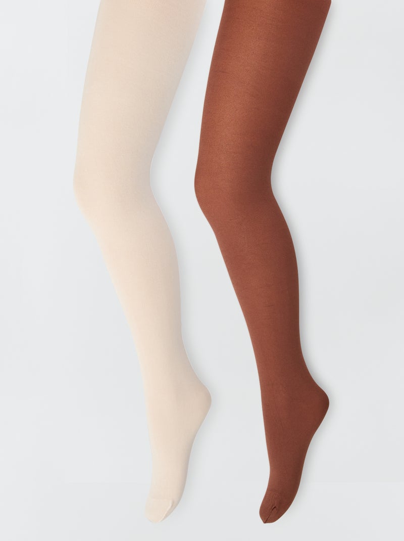 Setje met 2 kousenbroeken ROSE - Kiabi