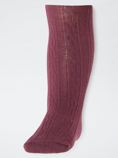 Setje met 2 kousenbroeken van tricot - Kiabi