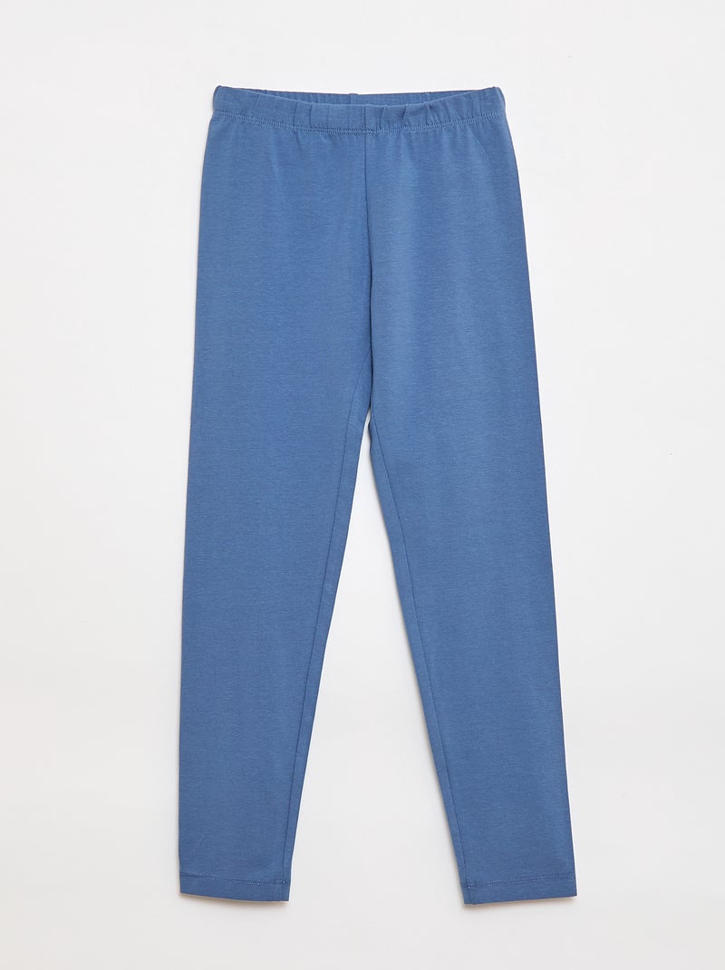 Setje met 2 lange leggings Biege - Kiabi