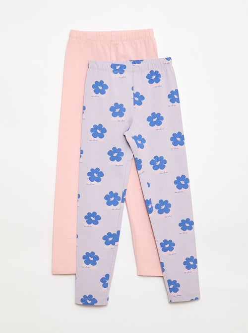 Setje met 2 lange leggings - Kiabi