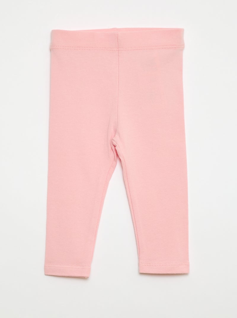 Setje met 2 lange leggings Wit - Kiabi