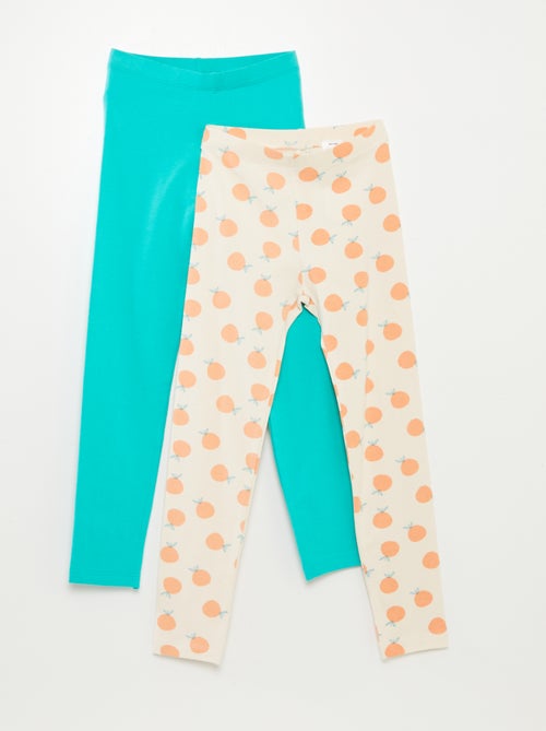 Setje met 2 leggings - Kiabi