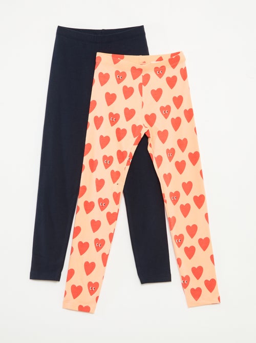 Setje met 2 leggings - Kiabi