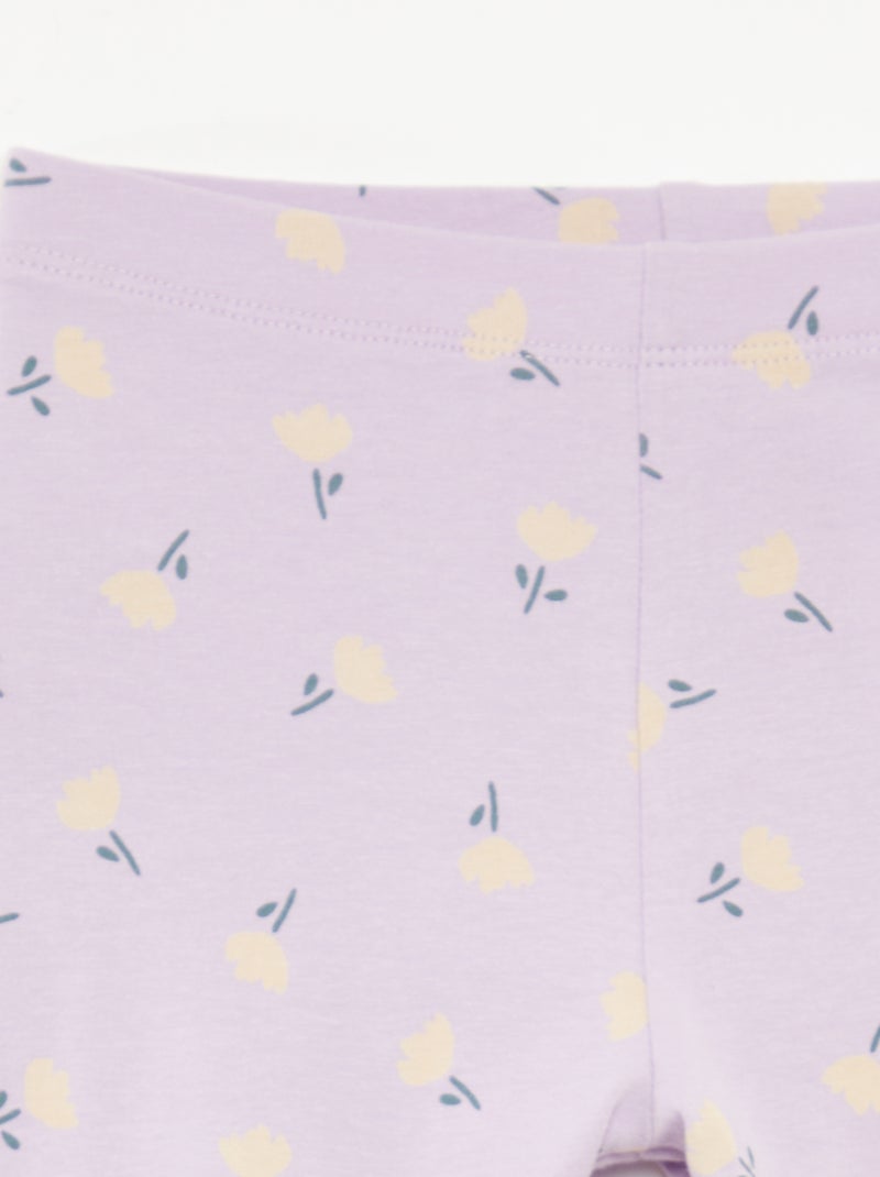 Setje met 2 leggings Rose - Kiabi