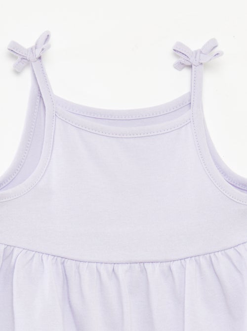 Setje met 2 lichte jurkjes met spaghettibandjes - 2-delig - Kiabi