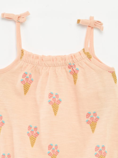 Setje met 2 luchtige slaappakjes - Kiabi