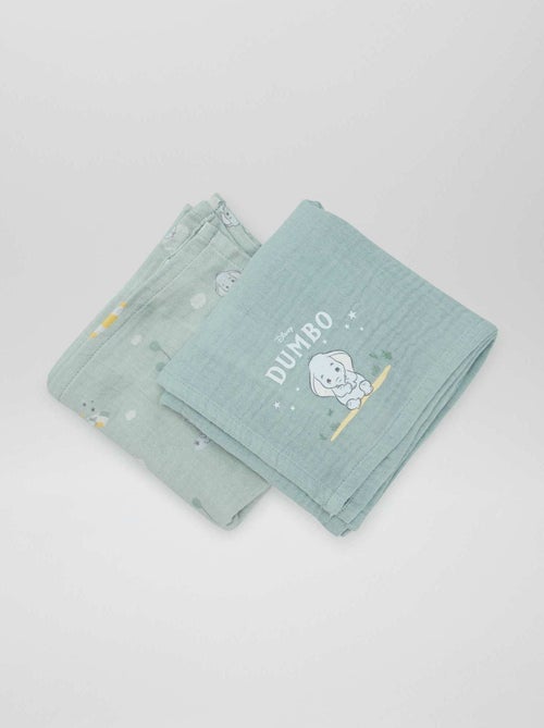 Setje met 2 luierdoeken 'Dumbo' 'Disney' - Kiabi