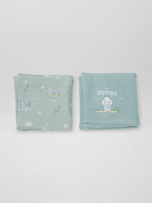 Setje met 2 luierdoeken 'Dumbo' 'Disney' - Kiabi