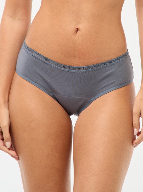 Setje met 2 menstruatiehipsters - Normaal bloedverlies - Kiabi