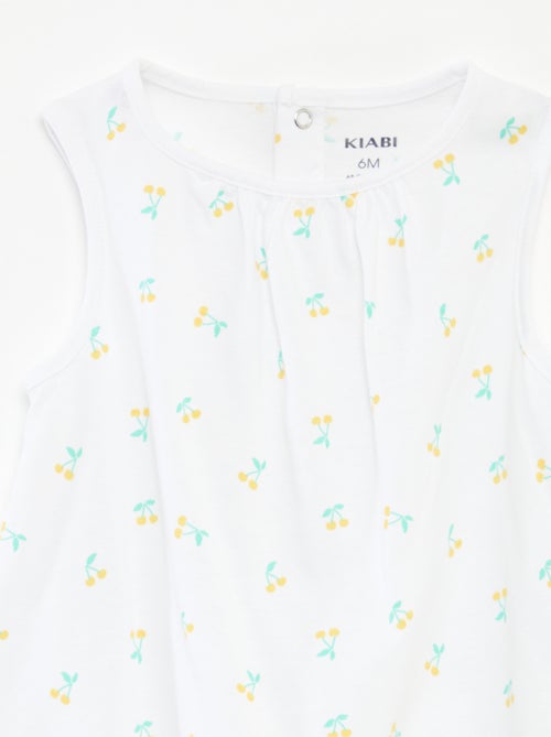 Setje met 2 mouwloze speelpakjes - Kiabi